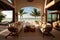 beachfront villa bedroom, with luxurious king-sized bed, and private balcony overlooking the ocean