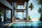 beachfront villa with infinity pool, providing a serene escape