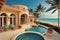 beachfront villa with private pool and hot tub, perfect for relaxing getaway