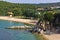 Beachscape of Destenika beach in Sithonia