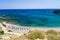 Beachscape of Triopetra beach, island of Crete