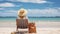 Beachside Bliss. A Traveler\\\'s Summer Holiday in Tropical Harmony. Generative AI