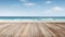 Beachside Elegance: Versatile Wood Deck with Scenic Backdrop