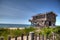 Beachside home in Rhode Island looking out on the Atlantic Ocean