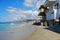 Beachside homes on Brooks Street Beach in South Laguna Beach, California.