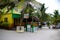 Beachside Wild Mango\'s restaurant in San Pedro, Ambergris Caye, Belize