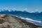 Beachview with mountains and sea Homer spit, Kenai Peninsula Ala