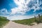 Beachy Head Cliff Edge fisheye