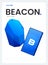 The Beacon Boom Fitting Beacon Technology flyer Local SEO Strategy. Vector flat illuustration.