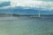 Beacon on the lake Leman in Geneva,