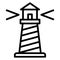 Beacon, lighthouse Vector Icon which can easily edit