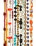 Beaded necklaces fashion composition