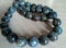 Beads made of natural stone kyanite