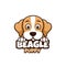 Beagle Cute Cartoon Dog Logo for Pet Shop Pet Care Animal