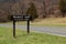 Beagle Gap Elevation Sign in Shenandoah National Park