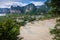 Beaitiful beach and limestone landscape at Railay