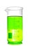 Beaker isolated. Laboratory glassware