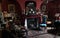 Beamish living history museum. Durham, UK. August 2023. Building interior. Living room.