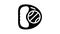 beanbag accessory glyph icon animation