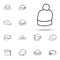 beanie hat icon. hats icons universal set for web and mobile