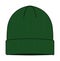 Beanie hat knit cap  template vector illustration | Green