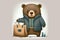 Bear Couture: Fashionable Bag Collection by a Stylish Brui