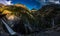 Bear Creek Falls with Mt Abram in the Background Colorado Landscape