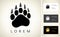Bear footprint logo