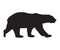 Bear Icon Black Silhouette