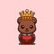 Bear King Cute Creative