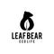 Bear leaf logo