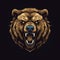 The bear logo in 2D digital illustration