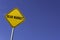 Bear Market - yellow sign with blue sky background