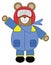 Bear in Racing or Pilot suit design