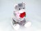 Bear with rose flower doll