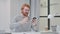 Beard Redhead Man Reacting Loss while using Smartphone