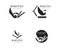 Beard style logo vector template illustration