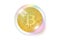Bearish Bitcoin bubble concept