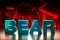 Bearish Stock Market Chart with Bear Word, 3D Rendering