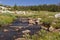 Beartooth Mountains alpine fishing stream