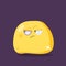 Beaten emoji character.