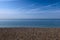 The beatiful sea seascape in england coastline