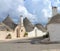 Beauiful Alberobello Trulli Houses in Apulien