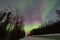 Beauitful aurora over the night sky