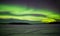 Beauitful aurora over the night sky at Chena Lakes