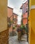 A beauitiful street in Castelmola Sicily Italy