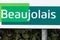 Beaujolais road sign