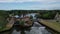 Beaulieu Mill Cottage with the bridge over Beaulieu River in New Forest