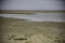 Beaumaris beach.Anglesey,North Wales,Uk.Puddles of water during low tide