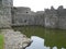 Beaumaris Castle Ruins and Moat